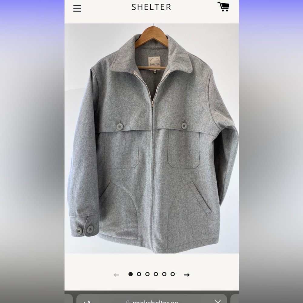Seek Shelter wool coat, XS, brand new!